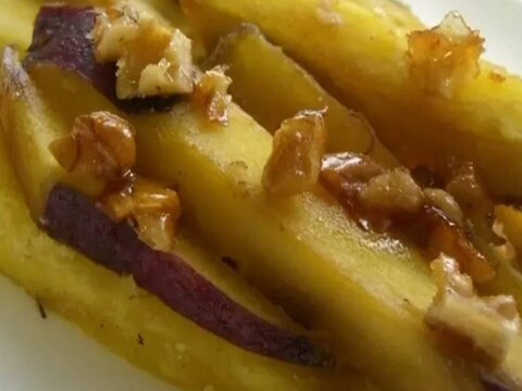 さつまいものはちみつバターソテー